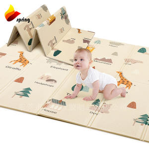 Tapis de jeu pour bébé pour sol Tapis de jeu en mousse épaisse et douce à double face réversible Tapis de jeu en mousse imperméable pour enfants - Product Image 6