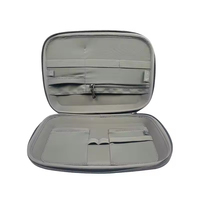 Étui de rangement pour accessoires numériques en EVA avec logo personnalisé, sac rigide pour gadgets électroniques, batterie externe, câble USB, chargeur, écouteurs