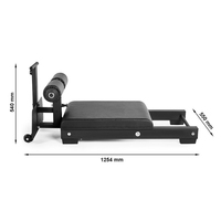 Chaise Romaine Commerciale Multifonctionnelle, Banc Nordic Curl, Équipement de Fitness pour le Dos et les Abdos, Hyperextension