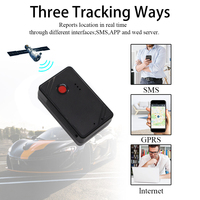 Rastreador GPS Inalámbrico W07 4G 2G, 1200mAh, Oculto, con Monitoreo en Línea a través de Google Maps, Software Antipérdida, Batería de Larga Duración