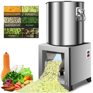 Machine <span class=keywords><strong>de</strong></span> traitement des aliments pour animaux en acier inoxydable électrique, hachoir à légumes et à herbe, déchiqueteuse avec moteur 220V 50HZ - Product Image 6