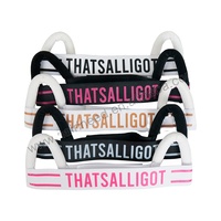 Bandeau élastique doux réglable avec logo personnalisé, protection des oreilles et effet de fusion des cheveux, vente chaude