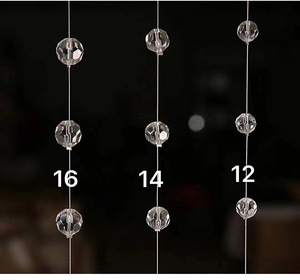 Đám cưới pha lê hạt Rèm chuỗi trần trang trí trang trí đám cưới hạt rèm - Product Image 4