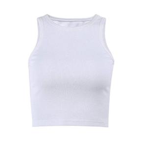 Camiseta sin mangas personalizada para <span class=keywords><strong>mujer</strong></span>, chaleco <span class=keywords><strong>de</strong></span> costilla <span class=keywords><strong>de</strong></span> <span class=keywords><strong>hilo</strong></span> <span class=keywords><strong>de</strong></span> punto estampado, Top corto ajustado para <span class=keywords><strong>mujer</strong></span>, Top corto bordado para <span class=keywords><strong>mujer</strong></span> - Product Image 5