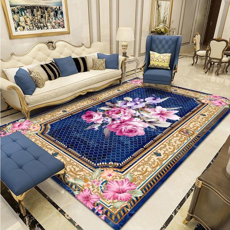 Festivals Living Room Luxury Bedroom Wall to Wall Bedside Big Size Nordic Carpet Room Floor Mat Big Size Vintage Bath Area Rug