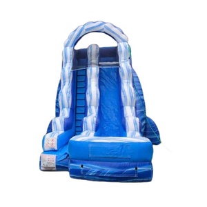 Tobogán Acuático Inflable de Grado Comercial, Equipo de Parque Acuático Inflable de 22 pies, Toboganes Inflables Azules de Mármol para Fiestas, para Niños y Adultos - Product Image 6