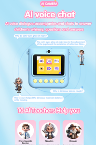 Smart AI Talking Kids <b>Camera</b> <b>Printer</b> Voice Activated Scene Drawing Instant Print Toy HD <b>Camera</b> For Students Educational Gift - Product Image 5