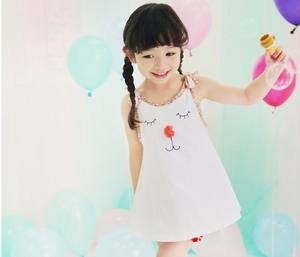 Robe de plage trapèze tendance avec nœud pour enfants, vente en gros, du fabricant chinois - Product Image 4