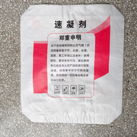 Sacs d'emballage en PP tissé à fond plat, étanches, avec valve, pour ciment et mastic adhésif, 25 kg et 50 kg, imprimés flexo, pour usine
