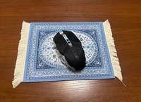 Karpet Gaya Bohemian Persia Rusia Populer, Alas Meja Besar dari Karet Alam untuk Kantor, Logo Dapat Disesuaikan