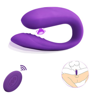 Jouets sexuels pour couples, vibrateur en forme de U, télécommande portable, 10 modes, étanche, <span class=keywords><strong>silicone</strong></span>, rechargeable magnétique, <span class=keywords><strong>vibro</strong></span> - Product Image 1