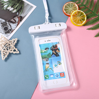 Evrensel yüzer hava yastığı su geçirmez yüzmek çanta cep telefonu kılıfı iPhone için 12 13 14 Pro Max Samsung Xiaomi Redmi Huawei kılıfı