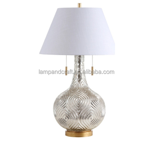 Lampe de table en céramique à fleurs faite à la main pour le hall d'hôtel, la chambre d'hôtel, le salon, la chambre à coucher - Product Image 5