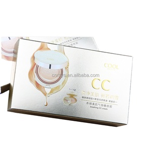 Benutzer definierte High Level Kosmetik verpackung Papier <span class=keywords><strong>box</strong></span> Golden Card Papier maske Verpackungs <span class=keywords><strong>box</strong></span> Forest Certificat ion Material - Product Image 3