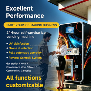 WORK 459kg/D Safe Food Grade Reverse Osmosis Ice Vending Machine Full Auto Packing Customizable Restaurant 5 Stage Filtration - Product Image 3