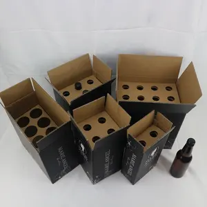 纸纸板4/6包装啤酒架载体酒瓶包装盒杭州第一包装