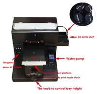 Impresora UV Plana LY-A4UV A4 para Carcasas de Teléfono, Tazas, Botellas, Pelotas, Bolígrafos, Velas