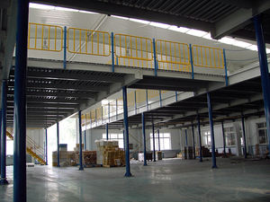 אחסון מכירה חם מדפים מזנין מדף פלדה פלטפורמה מודולרית פלדה mzzanine ריצוף תעשייתי - Product Image 3