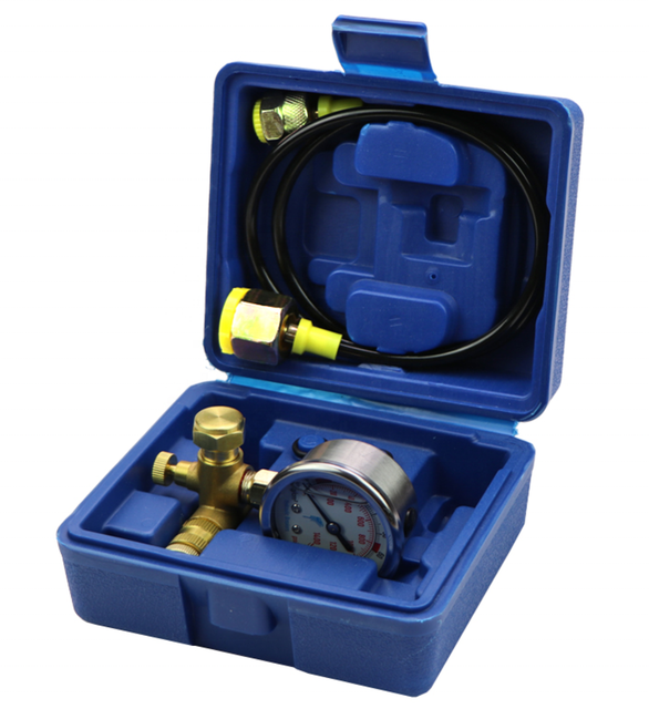 Nitrogen Gas Charging Device Rock Breaker Pressure Gauge Hydraulic Breaker Hammer Nitrogen Charging Kit