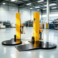 Meilleur choix : Machine automatique d'emballage de palettes pour une préparation sécurisée des charges et un emballage en film.
