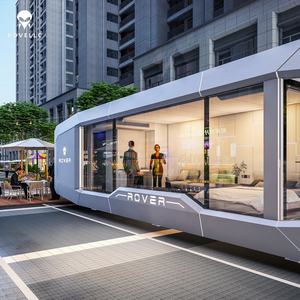 Casa Contenedor <span class=keywords><strong>de</strong></span> Acero Personalizada <span class=keywords><strong>de</strong></span> 10 m en Oferta - Tienda Moderna Desplegable para Eventos al Aire <span class=keywords><strong>Libre</strong></span> y Centros Comerciales - Product Image 4