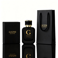 Nouvelle bouteille de parfum en verre transparente et vide de 50 ml avec bouchon à visser, personnalisable pour les étiquettes de logo d'emballage