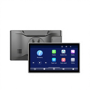 หน้าจออัจฉริยะ TOPSOURCE ขนาด 7 นิ้ว รองรับ Carplay และ Android AUTO เชื่อมต่อโทรศัพท์มือถือ ระบบนำทางกลางแบบ HD สำหรับฟังเพลง MP5 - Product Image 1