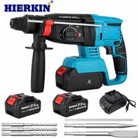 Outils professionnels HIERKIN pour électriciens, perceuses à percussion sans fil à batterie lithium, marteaux rotatifs, marteaux perforateurs