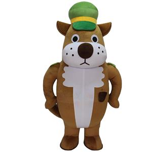 Disfraz <span class=keywords><strong>de</strong></span> mascota inflable gigante para fiesta comercial personalizado 2m/2,6 m <span class=keywords><strong>perro</strong></span> con gorra <span class=keywords><strong>Anime</strong></span> Animal Cosplay disfraces <span class=keywords><strong>de</strong></span> Mascota para Carnaval - Product Image 1