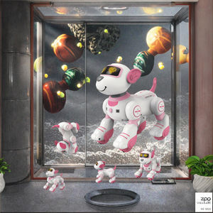 SUBOTECH BG1533 akıllı müzik uzaktan kumanda yavru Pet Robot köpek oyuncak çocuklar için ters müzik elektronik dublör plastik - Product Image 3