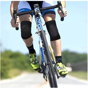 1 par de rodilleras protectoras Unisex estabilizadoras esponja gruesa fútbol voleibol deportes extremos antideslizante prevención de colisiones - Product Image 2