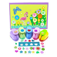 Ensemble de poinçons en mousse EVA pour loisirs créatifs, perforateur en plastique pour motifs variés, idéal pour les papiers de fête, les cartes et Noël
