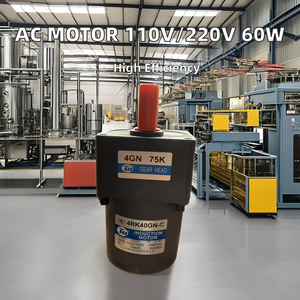 220V 110V 단상 AC 속도 감속기 6 ~ 250W 전기 유도 비동기 모터 알루미늄 하우징 - Product Image 5