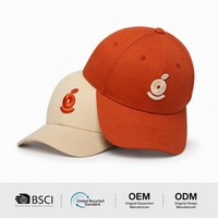 Gorra de Béisbol Naranja Quemado de Última Tendencia 2026, con Logotipo Bordado 3D Personalizado, Gorra de Papá de 6 Paneles, Visera Curva de Alta Calidad para Marcas