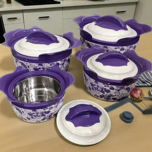 Juego de 4 recipientes térmicos de acero inoxidable para alimentos, calentador de comida, olla caliente, lonchera, cacerola - Product Image 1