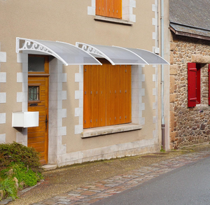 Auvent de fenêtre de porte d'auvent de soleil PC <span class=keywords><strong>transparent</strong></span> extérieur - Product Image 4