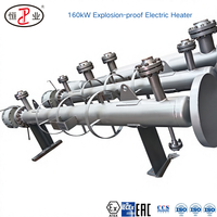 Calentador Eléctrico Personalizado Antiexplosión de 160kW 380V con Regeneración de Nitrógeno CS para Deshidratación de Tamiz Molecular en Planta de Epichlorohidrina