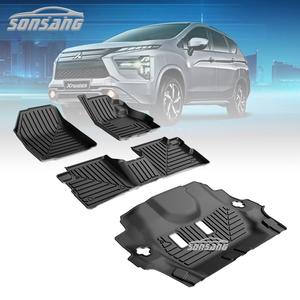 พรมปูพื้นรถยนต์ 5 มิติ สำหรับมิตซูบิชิ เอ็กซ์แพนเดอร์ รุ่น RHD ป้องกันทุกสภาพอากาศ ขนาดสั่งทำพิเศษ จาก SONSANG Wholesale - Product Image 1