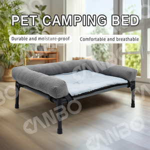 Cuccia Rialzata per Cani con Cuscino Imbottito e Bordo Rialzato, <span class=keywords><strong>Lettino</strong></span> Rialzato per Cani di Taglia Media e Grande - Vendita all'Ingrosso - Product Image 6