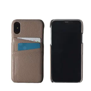 美学和极简主义设计钱包 PU 袋皮革手机壳与卡插槽为 iPhone7 8 plus X XS 案件
