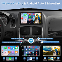 Radio para Auto Android de 9'' para Dodge Grand Caravan 2008-2020, Chrysler Town & Country 2011-2016, CarPlay, Android Auto