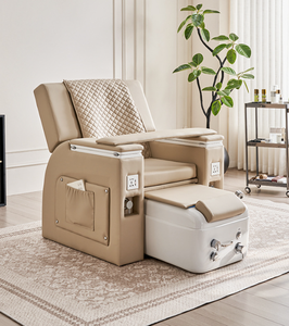 Sillón de Pedicura Multifuncional de Lujo para Salón de Uñas, con Spa para Pies, Reclinable, Ajustable, Eléctrico y con Masaje - Product Image 3