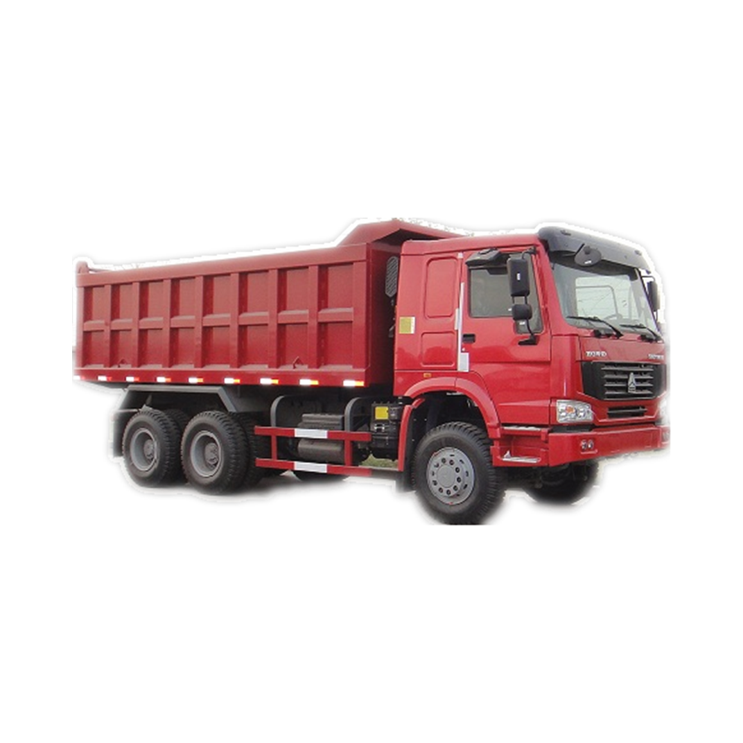 Sinotruk Howot7h caminhão basculante usado para venda 6x4 10 12 Vermelho Obras de Construção WEICHAI Suspensão a ar 1 PC