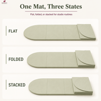 Tapis de Pilates en gros pour studios, entraînement en groupe, vente au détail et distribution, tapis d'exercice pliable, emballage personnalisé, vente en gros