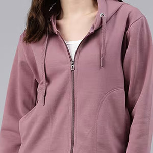 Sudadera con Capucha de Manga Larga para Mujer, Informal y a la Moda, de Invierno, con Cierre, de Secado Rápido, Transpirable, con Diseño Personalizado y Cuello con Capucha - Product Image 6