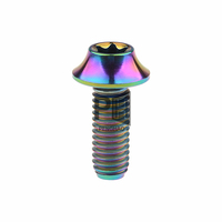 OEM Baut Baut kepala Torx, aksesori suku cadang sepeda motor Titanium Menta M5 M6, sekrup Baut roda Titanium