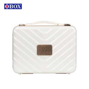 Trousse de beauté, sac de maquillage de voyage, valise portable avec miroir, fermeture magnétique, rose, blanc, noir, coffret cadeau, hiver 2024 - Product Image 2