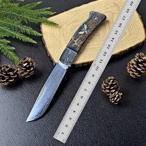 ไม่ใช่. มีดพกแบบใบมีดคงที่ 9 ชิ้น ทำจากเหล็กไตรเพล็กซ์คุณภาพสูง ด้ามไม้ DIY ใบมีดสแตนเลส ปรับแต่งได้ตามต้องการ OEM สำหรับแคมป์ปิ้ง - Product Image 5