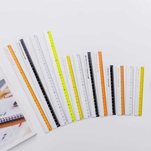 Juego de Reglas Portátiles Personalizadas de Aleación de Aluminio de 15/20/30 CM, Regla Recta de Medición de Metal de Precisión, Regalos Promocionales con Serigrafía - Product Image 4