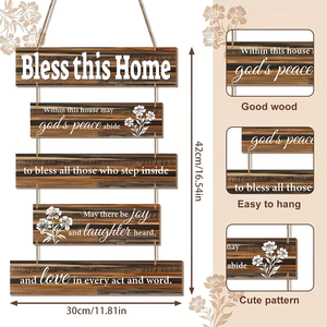 Panneau mural en bois gravé écologique, design moderne multifonctionnel pour chambre, <span class=keywords><strong>salon</strong></span> ou cuisine - Product Image 2